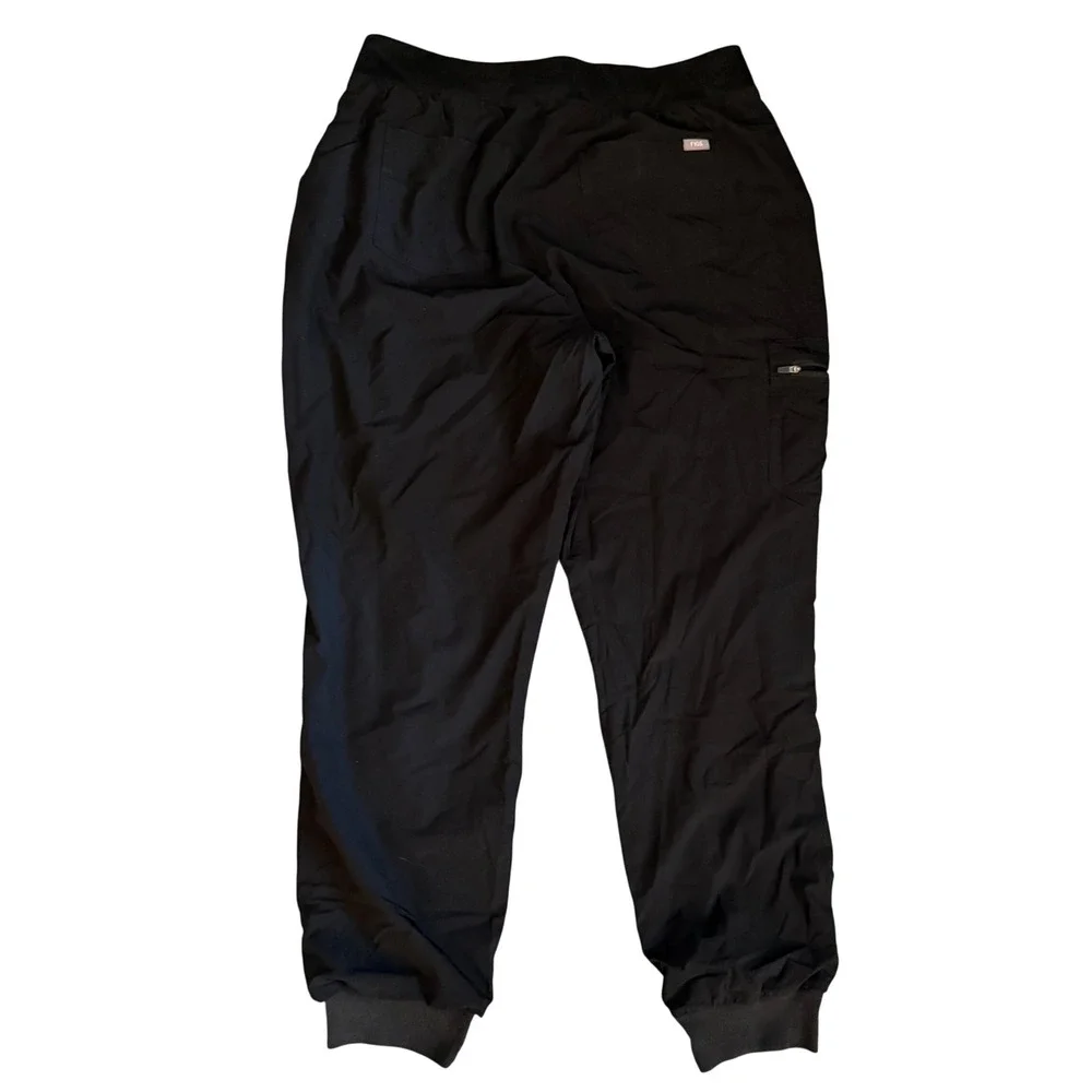 FIGS Technical Collection Jogger Scrub Pants Mens XL/T Black Excellent Cargo